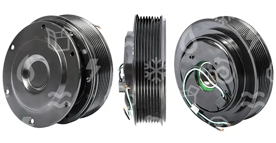 spojka pro kompresor DENSO 10PA17C, JOHN DEERE, poly V8, 24V, 145